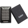 Zippo Armor 29665 — рельеф Black Ice