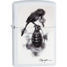 Zippo Classic 29645 — белый мат, рисунок Спазук